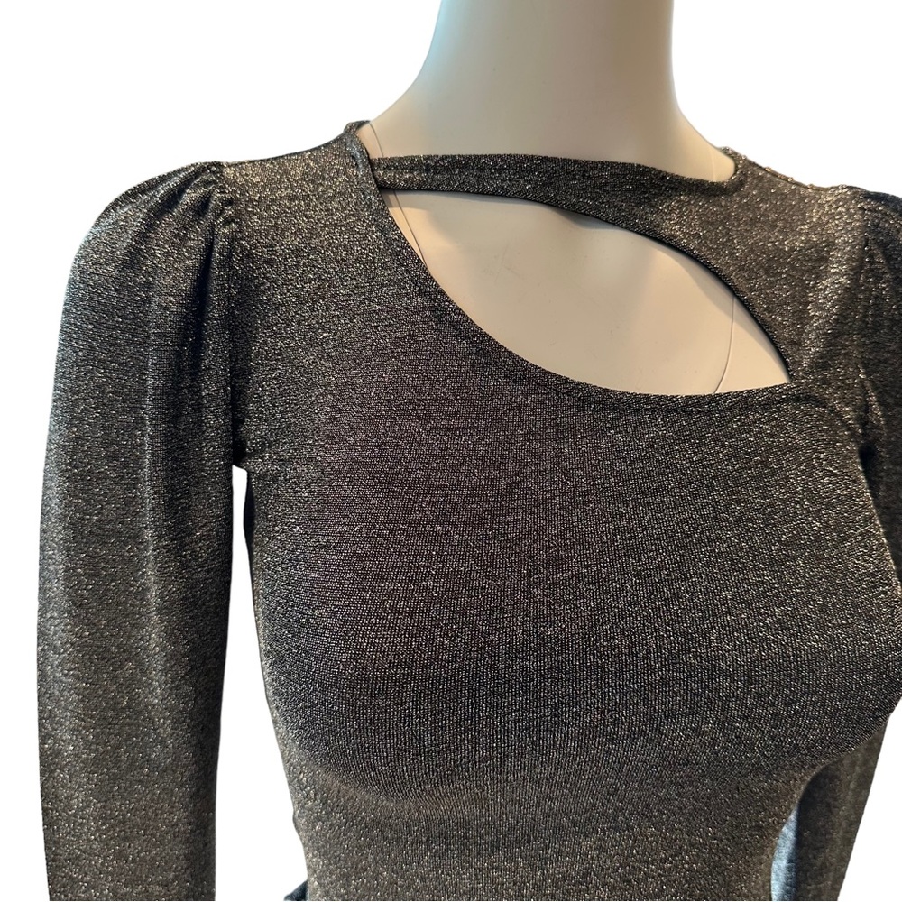 NWT n:philanthropy Delia Top Lurex Sparkle XS - Picture 3 of 8